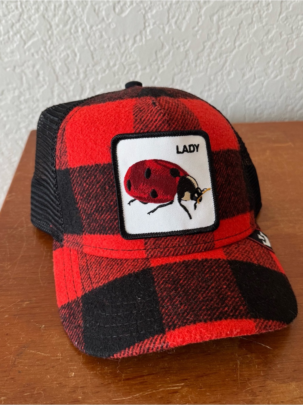 Goorin Bros Plaid Lady Bug Hat
